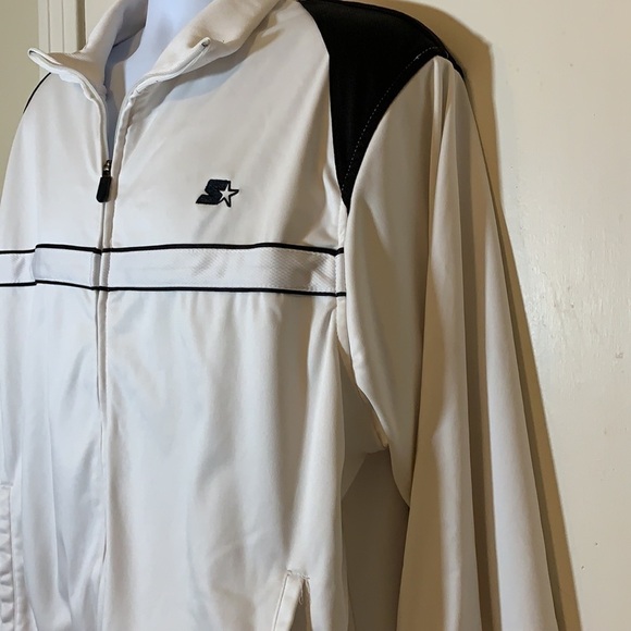 Vintage Starter Zip Down Track Jacket, L - Picture 3 of 11